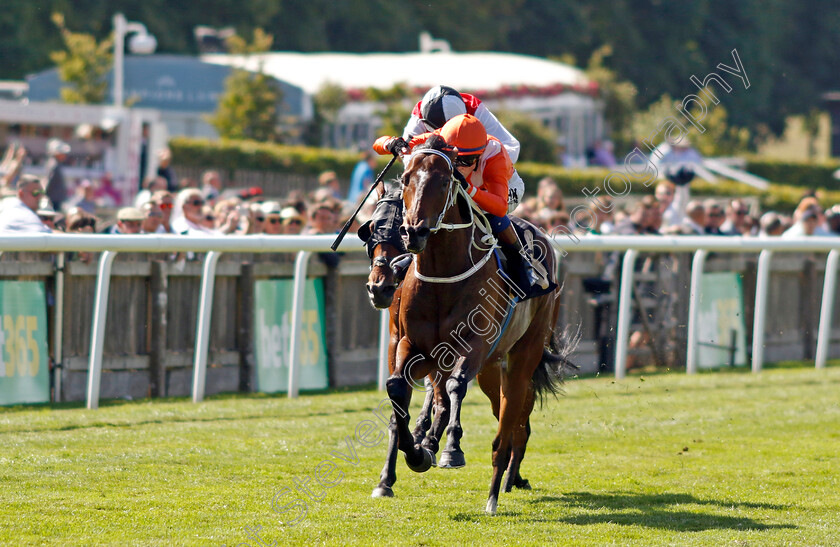 Nizaaka-0001 
 NIZAAKA (David Egan) wins The Arioneo Handicap
Newmarket 8 Jul 2022 - Pic Steven Cargill / Racingfotos.com