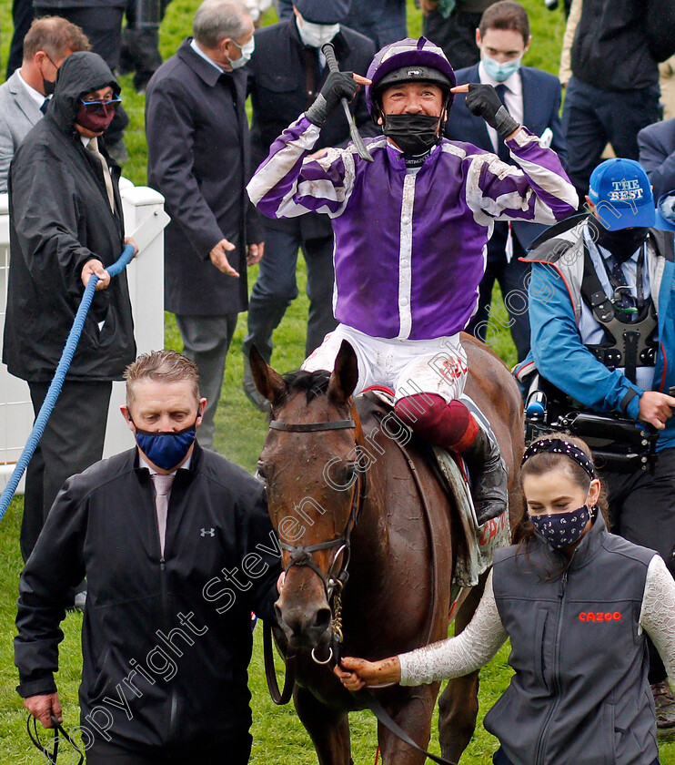 Snowfall-0015 
 SNOWFALL (Frankie Dettori) after The Cazoo Oaks
Epsom 4 Jun 2021 - Pic Steven Cargill / Racingfotos.com