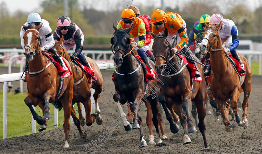 Cemhaan-0006 
 CEMHAAN (left, Neil Callan) leads KILLYBEGS WARRIOR (2nd right) on his way to winning The Virgin Bet Every Saturday Money Back Roseberry Handicap
Kempton 6 Apr 2024 - Pic Steven Cargill / Racingfotos.com