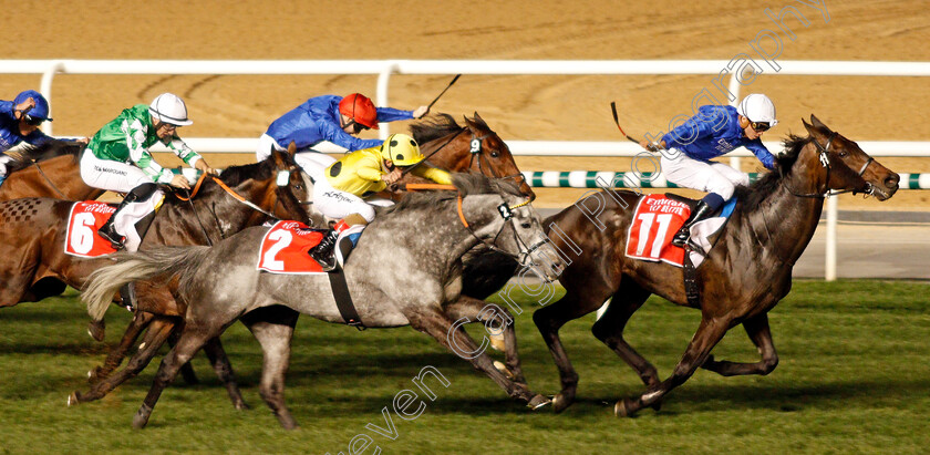 Loxley-0005 
 LOXLEY (Mickael Barzalona) beats DEFOE (left) in The Dubai City Of Gold
Meydan 7 Mar 2020 - Pic Steven Cargill / Racingfotos.com