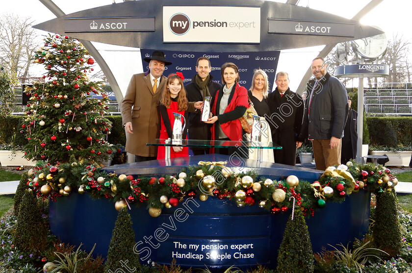 Hell s-Kitchen-0009 
 Presentation for The My Pension Expert Handicap Chase won by HELL'S KITCHEN
Ascot 22 Dec 2018 - Pic Steven Cargill / Racingfotos.com