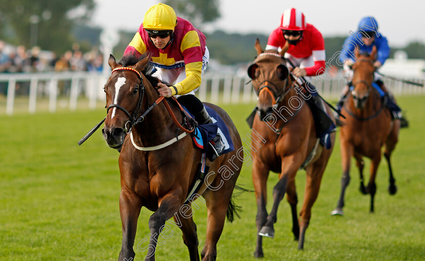 The-Thunderer-0005 
 THE THUNDERER (Jack Mitchell) wins The Quinnbet Best Odds Guaranteed Maiden Handicap
Yarmouth 14 Jul 2021 - Pic Steven Cargill / Racingfotos.com