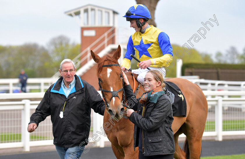 Nine-Elms-0007 
 NINE ELMS (Lewis Edmunds) winner of The Castle Rock Betty Holmes Memorial Handicap
Nottingham 22 Apr 2023 - Pic Steven Cargill / Becky Bailey / Racingfotos.com