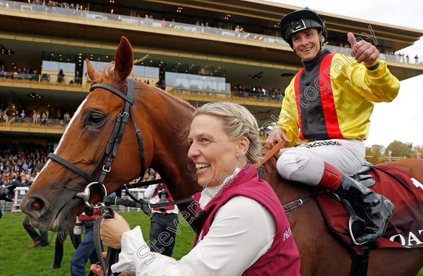 Torquator-Tasso-0028 
 TORQUATOR TASSO (Rene Piechulek) after The Qatar Prix de l'Arc de Triomphe
Longchamp 3 Oct 2021 - Pic Steven Cargill / Racingfotos.com