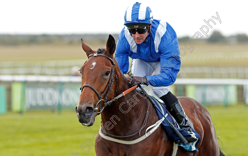 Huboor-0001 
 HUBOOR (Jim Crowley) wins The British Stallion Studs EBF Jersey Lily Fillies Nursery
Newmarket 28 Sep 2019 - Pic Steven Cargill / Racingfotos.com