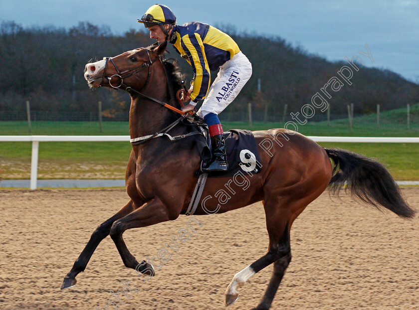 Notforalongtime-0001 
 NOTFORALONGTIME (Adam Kirby)
Chelmsford 28 Nov 2019 - Pic Steven Cargill / Racingfotos.com