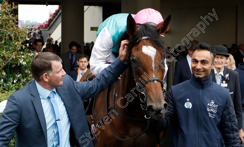 Enable-0021 
 ENABLE (Frankie Dettori) after winning The King George VI and Queen Elizabeth Stakes
Ascot 27 Jul 2019 - Pic Steven Cargill / Racingfotos.com