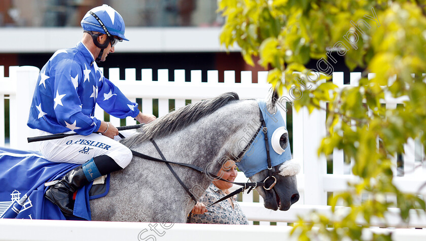 Gazwan-0007 
 GAZWAN (Olivier Peslier) after The Shadwell Dubai International 
Newbury 28 Jul 2019 - Pic Steven Cargill / Racingfotos.com