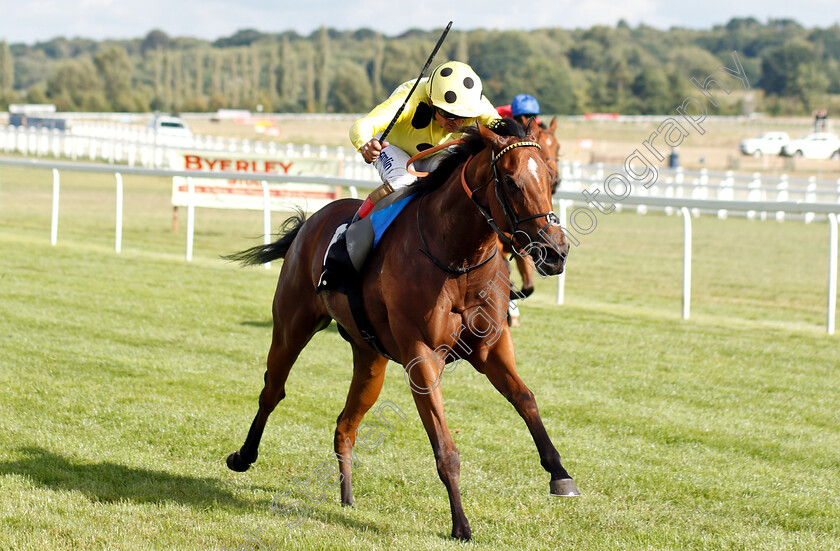 Yourtimeisnow-0003 
 YOURTIMEISNOW (Andrea Atzeni) wins The John Smith Lifetime In Racing British EBF Fillies Novice Stakes
Newbury 17 Aug 2018 - Pic Steven Cargill / Racingfotos.com