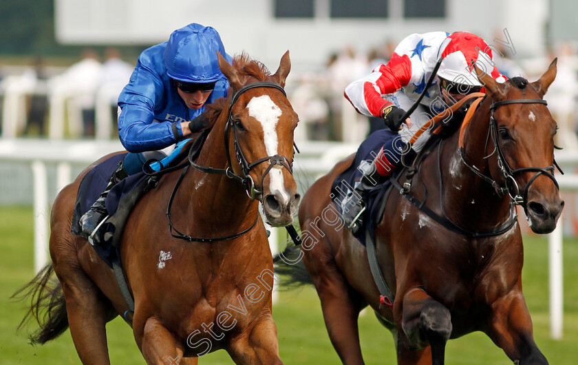 Modern-News-0004 
 MODERN NEWS (left, William Buick) beats GIOIA CIECA (right) in The Cazoo Handicap
Doncaster 9 Sep 2021 - Pic Steven Cargill / Racingfotos.com