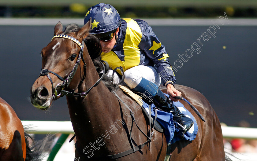 Peace-Of-Mine-0006 
 PEACE OF MINE (William Buick) wins The Byerley Stud British EBF Restricted Maiden Stakes
Salisbury 11 Aug 2022 - Pic Steven Cargill / Racingfotos.com