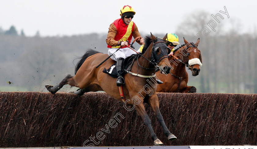 Graceful-Legend-0003 
 GRACEFUL LEGEND (Max Kendrick) wins The Be Wiser Insurance Handicap Chase
Newbury 22 Mar 2019 - Pic Steven Cargill / Racingfotos.com