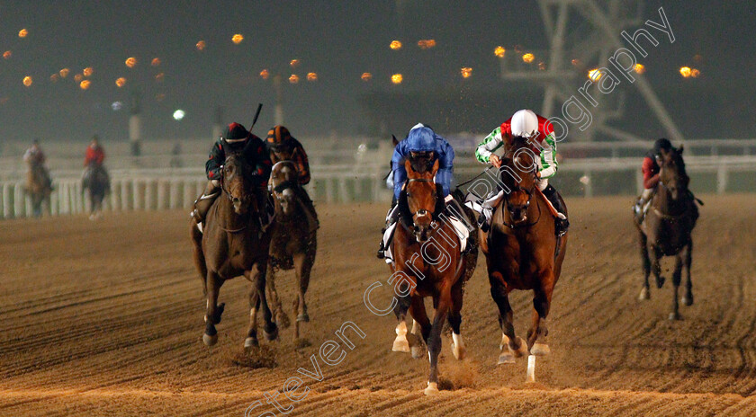 Thunder-Snow-0005 
 THUNDER SNOW (centre, Christophe Soumillon) beats NORTH AMERICA (right) in The Al Maktoum Challenge Round 2 Meydan 8 Feb 2018 - Pic Steven Cargill / Racingfotos.com