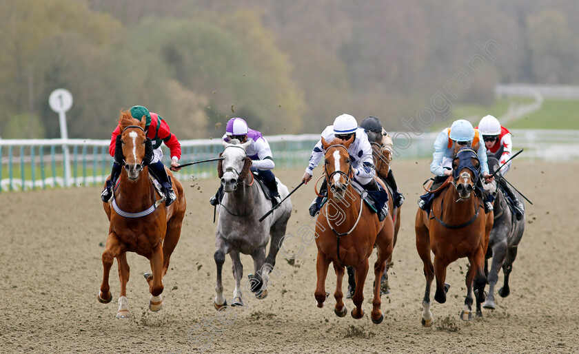 Jungle-Charm-0006 
 JUNGLE CHARM (2nd right, Laura Coughlan) beats EPIC EXPRESS (left) and TYGER BAY (right) in The Download The Raceday Ready App Apprentice Handicap
Lingfield 4 Apr 2024 - Pic Steven Cargill / Racingfotos.com