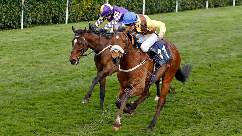 Clansman-0002 
 CLANSMAN (right, Jack Lander) beats MISTER CAMACHO (left) in The Flat Is Back At Doncaster Amateur Jockeys Handicap
Doncaster 2 Apr 2023 - Pic Steven Cargill / Racingfotos.com