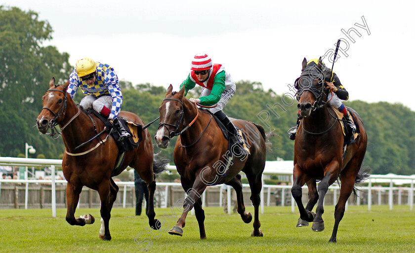 Benefit-Street-0001 
 BENEFIT STREET (right, Marco Ghiani) beats NIBRAS AGAIN (left) and LOMU (centre) in The Discover Newmarket Offering Specialist Guided Tours Handicap
Newmarket 24 Jun 2021 - Pic Steven Cargill / Racingfotos.com