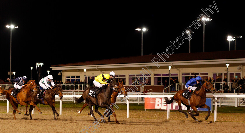 Al-Maysan-0003 
 AL MAYSAN (right, Adam Kirby) beats RIDESON (centre) in The Book Tickets At chelmsfordcityracecourse.com Novice Stakes Div2
Chelmsford 2 Jan 2020 - Pic Steven Cargill / Racingfotos.com