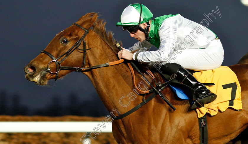 Invitational-0004 
 INVITATIONAL (Jack Mitchell) wins The 32Red Casino Fillies Novice Stakes
Kempton 5 Jan 2019 - Pic Steven Cargill / Racingfotos.com