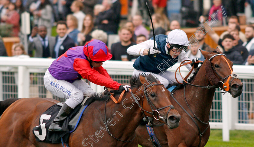 Di-Fede-0004 
 DI FEDE (Silvestre De Sousa) beats MISS CELESTIAL (right) in The Child Bereavement UK British EBF October Stakes
Ascot 5 Oct 2019 - Pic Steven Cargill / Racingfotos.com