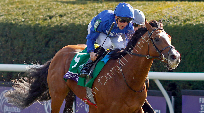 Mischief-Magic-0004 
 MISCHIEF MAGIC (William Buick) wins The Breeders' Cup Juvenile Turf Sprint
Breeders Cup Meeting, Keeneland USA, 4 Nov 2022 - Pic Steven Cargill / Racingfotos.com