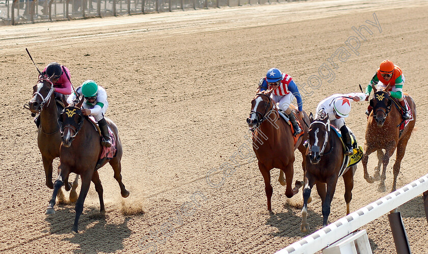 Athens-Queen-0002 
 ATHENS QUEEN (2nd left, Albin Jimenez) beats LADY APPLE (right) in The Astoria Stakes
Belmont Park 7 Jun 2018 - Pic Steven Cargill / Racingfotos.com