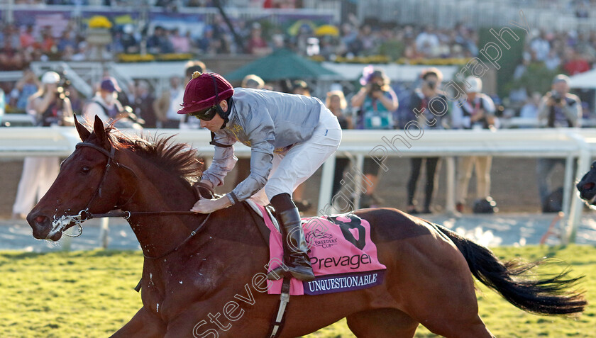 Unquestionable-0003 
 UNQUESTIONABLE (Ryan Moore) wins The Breeders' Cup Juvenile Turf
Santa Anita 3 Nov 2023 - Pic Steven Cargill / Racingfotos.com