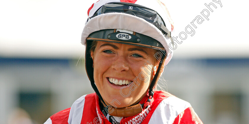 Sammy-Jo-Bell-0002 
 Sammy Jo Bell after winning The Mondialiste Leger Legends Classified Stakes on DUBAI ACCLAIM
Doncaster 11 Sep 2019 - Pic Steven Cargill / Racingfotos.com