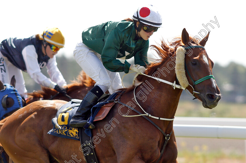 Franciskus-0004 
 FRANCISKUS (Nanako Fujita) wins The Women Jockeys' World Cup Leg2
Bro Park Sweden 30 Jun 2019 - Pic Steven Cargill / Racingfotos.com