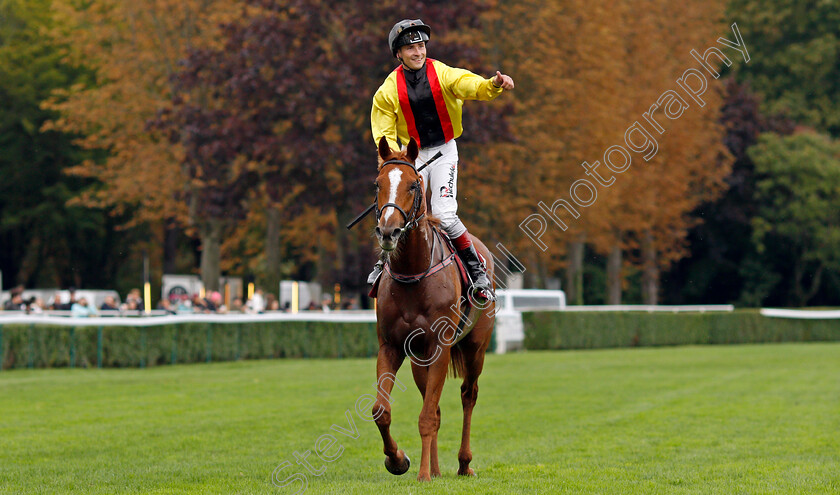 Torquator-Tasso-0014 
 TORQUATOR TASSO (Rene Piechulek) after The Qatar Prix de l'Arc de Triomphe
Longchamp 3 Oct 2021 - Pic Steven Cargill / Racingfotos.com