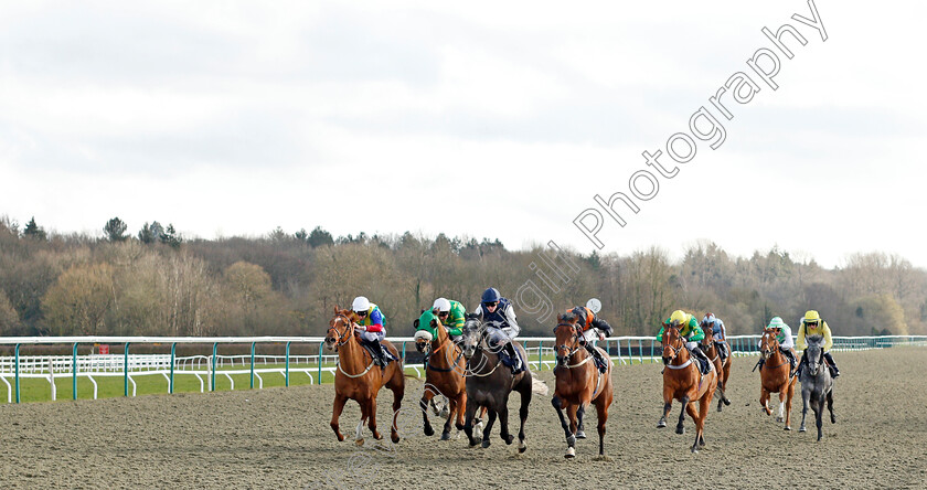 Mabre-0001 
 MABRE (blue cap, Darragh Keenan) wins The Mansionbet Proud Partners Of The AWC Handicap
Lingfield 9 Mar 2022 - Pic Steven Cargill / Racingfotos.com