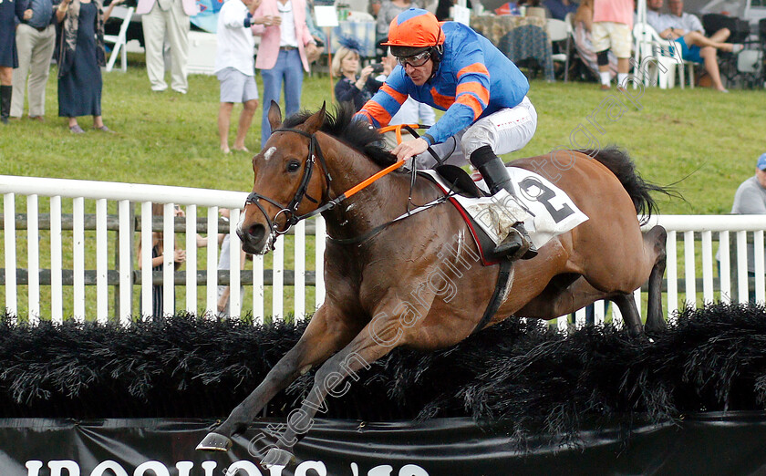 Markhan-0002 
 MARKHAN (Davy Russell) wins The George Sloan & John Sloan Sr Maiden Hurdle
Percy Warner Park, Nashville Tennessee USA, 11 May 2019 - Pic Steven Cargill / Racingfotos.com