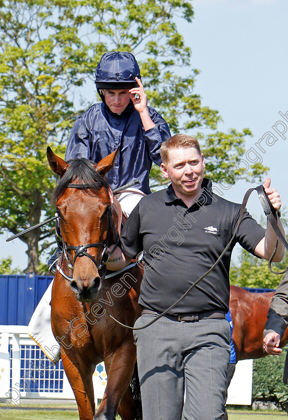 Rhododendron-0010 
 RHODODENDRON (Ryan Moore) after The Al Shaqab Lockinge Stakes Newbury 19 May 2018 - Pic Steven Cargill / Racingfotos.com