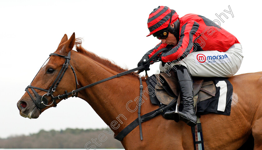 Midnight-River-0007 
 MIDNIGHT RIVER (Harry Skelton) wins The greatbritishstallionshowcase.co.uk Novices Hurdle
Ascot 20 Feb 2021 - Pic Steven Cargill / Racingfotos.com