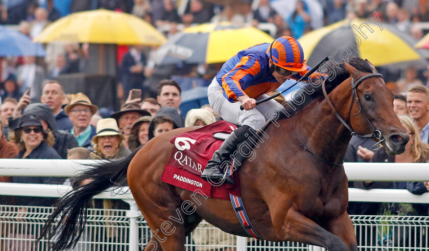 Paddington-0004 
 PADDINGTON (Ryan Moore) wins The Qatar Sussex Stakes
Goodwood 2 Aug 2023 - Pic Steven Cargill / Racingfotos.com