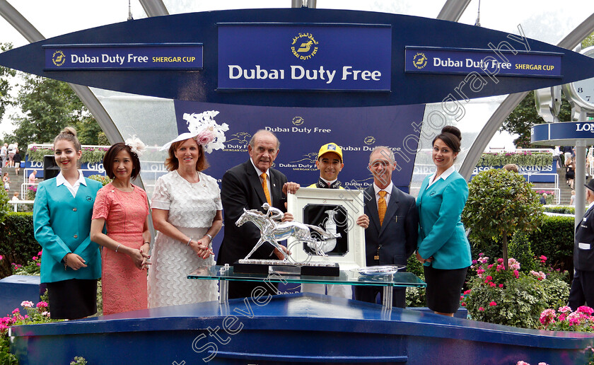 Green-Power-0013 
 Presentation for The Dubai Duty Free Shergar Cup Ride Of The Day
Ascot 11 Aug 2018 - Pic Steven Cargill / Racingfotos.com