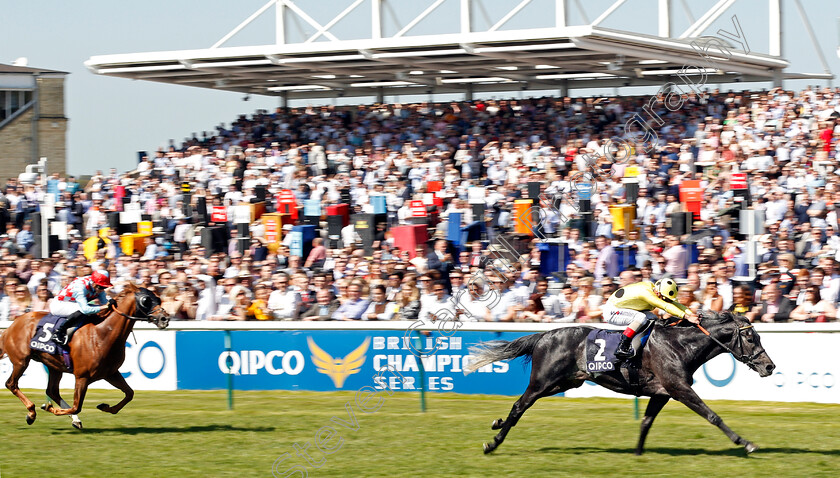 Defoe-0005 
 DEFOE (Andrea Atzeni) wins The Dunaden Jockey Club Stakes Newmarket 5 May 2018 - Pic Steven Cargill / Racingfotos.com