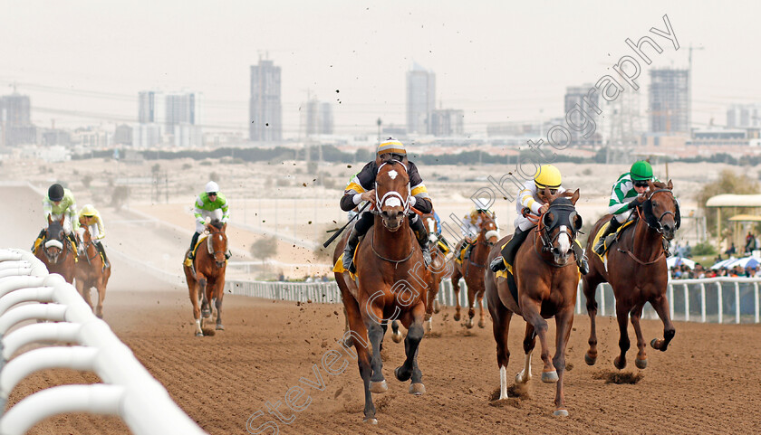 Right-Flank-0001 
 RIGHT FLANK (centre, Pat Dobbs) wins The Shadwell Handicap
Jebel Ali 24 Jan 2020 - Pic Steven Cargill / Racingfotos.com