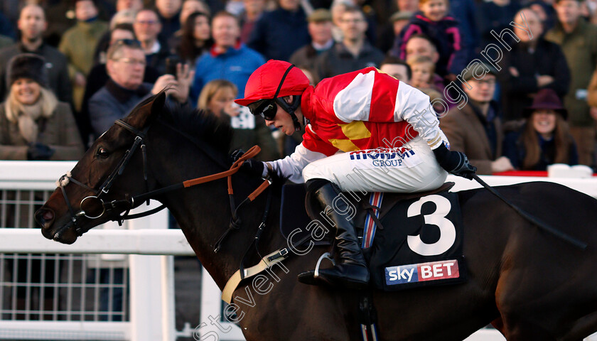 Slate-House-0009 
 SLATE HOUSE (Harrry Cobden) wins The Sky Bet Supreme Trial Novices Hurdle Cheltenham 19 Nov 2017 - Pic Steven Cargill / Racingfotos.com