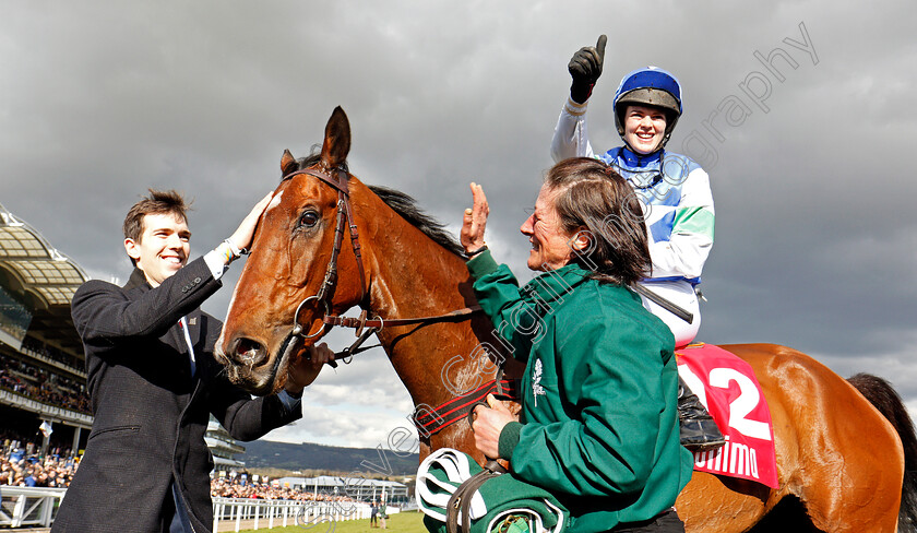 Coo-Star-Sivola-0007 
 COO STAR SIVOLA (Lizzie Kelly) after The Ultima Handicap Chase Cheltenham 13 Mar 2018 - Pic Steven Cargill / Racingfotos.com