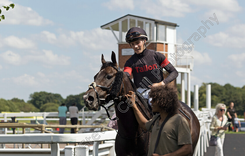 Em-Jay-Kay-0008 
 EM JAY KAY (Tyler Heard) winner of The Follow Us On X @betrhino Handicap
Nottingham 19 Jul 2024 - Pic Steven Cargill / Megan Dent / Racingfotos.com