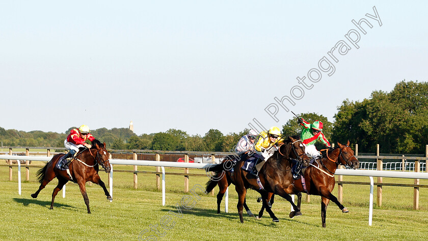 Reggae-Runner-0001 
 REGGAE RUNNER (right, Franny Norton) beats LISTEN TO THE WIND (2nd right) in The Pommery Champage Blaythwayt Plate Handicap
Bath 3 Jul 2019 - Pic Steven Cargill / Racingfotos.com