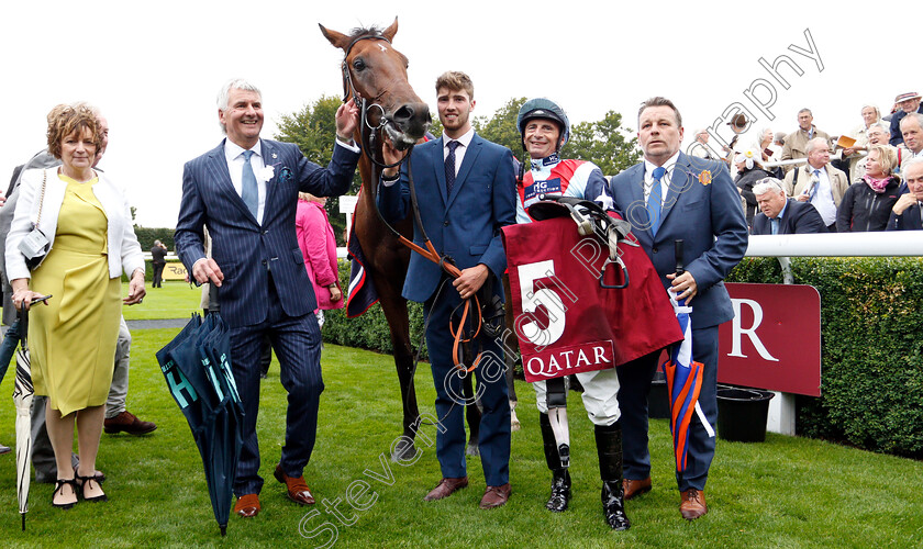 Sir-Dancealot-0007 
 SIR DANCEALOT (Gerald Mosse) with owners after The Qatar Lennox Stakes
Goodwood 30 Jul 2019 - Pic Steven Cargill / Racingfotos.com