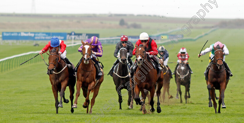 Karsavina-0001 
 KARSAVINA (left, Rossa Ryan) beats BRITANNICA (2nd left) TIME'S EYE (centre) and LUDMILLA (right) in The British Stallion Studs EBF Fillies Novice Stakes Div1
Newmarket 29 Oct 2022 - Pic Steven Cargill / Racingfotos.com