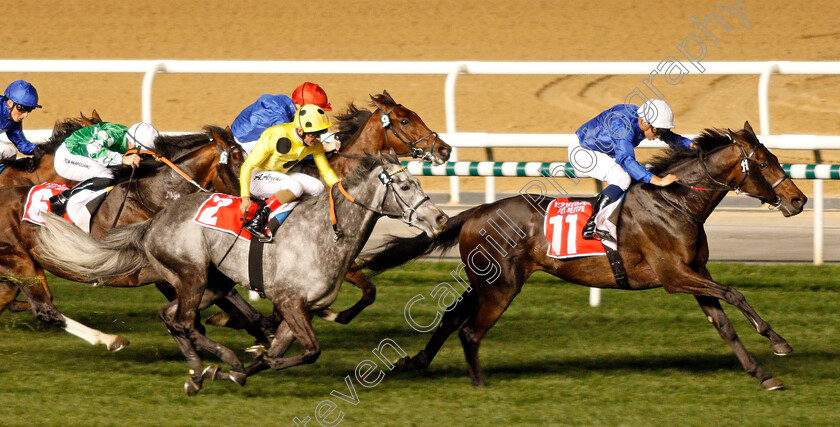 Loxley-0004 
 LOXLEY (Mickael Barzalona) beats DEFOE (left) in The Dubai City Of Gold
Meydan 7 Mar 2020 - Pic Steven Cargill / Racingfotos.com