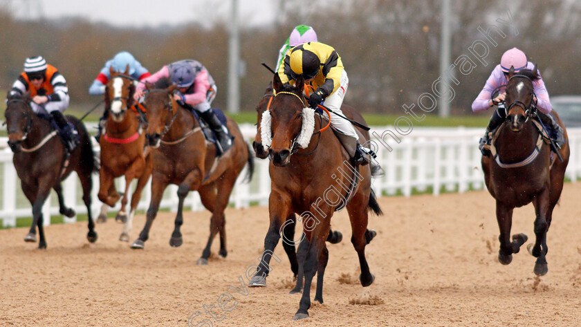 Another-Bertie-0003 
 ANOTHER BERTIE (Faye McManoman) wins The Coral Proud To Support British Racing Handicap
Southwell 13 Feb 2022 - Pic Steven Cargill / Racingfotos.com