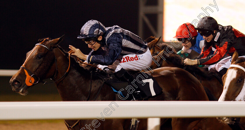 Send-Up-0004 
 SEND UP (Luke Morris) wins The Bet totequadpot At betfred.com Handicap Chelmsford 26 Sep 2017 - Pic Steven Cargill / Racingfotos.com