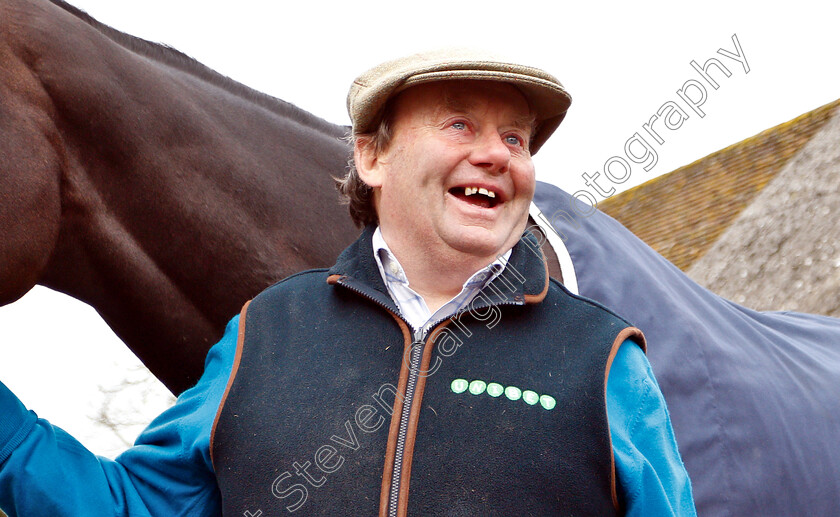 Nicky-Henderson-0002 
 Nicky Henderson
Lambourn 18 Feb 2019 - Pic Steven Cargill / Racingfotos.com