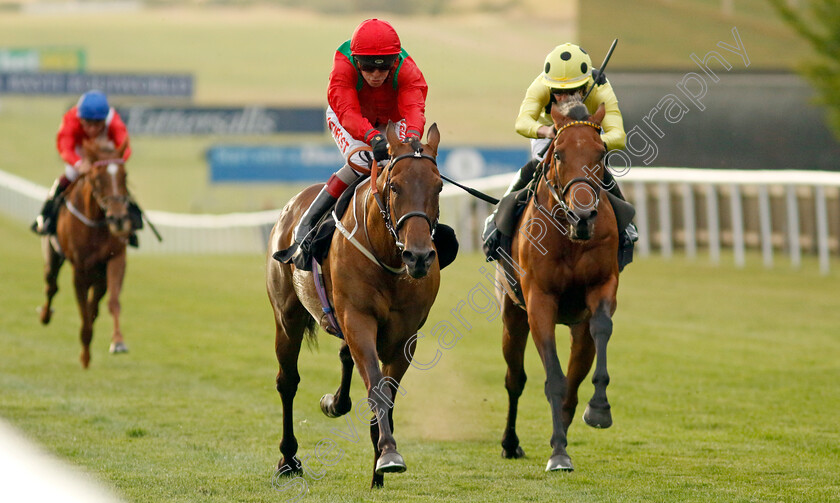 Temporize-0005 
 TEMPORIZE (Franny Norton) beats OPEN CHAMPION (right) in The Bet At Racingtv.com Novice Stakes
Newmarket 22 Jul 2022 - Pic Steven Cargill / Racingfotos.com