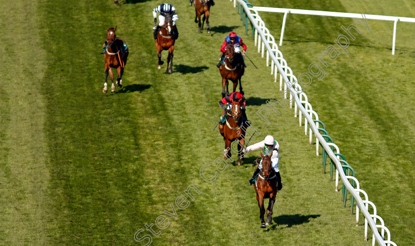 Livelovelaugh-0009 
 LIVELOUVELAUGH (Patrick Mullins) wins The Randox Topham Handicap Chase
Aintree 9 Apr 2021 - Pic Steven Cargill / Racingfotos.com