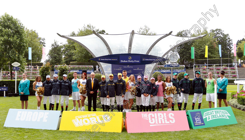 Jockeys-0001 
 Jockeys for the Dubai Duty Free Shergar Cup
Ascot 11 Aug 2018 - Pic Steven Cargill / Racingfotos.com